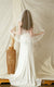 Short Waist Length Embroidered Wedding Veil - The Dress Outlet
