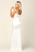 Simple Long Bridal Gown Satin Wedding Dress - The Dress Outlet