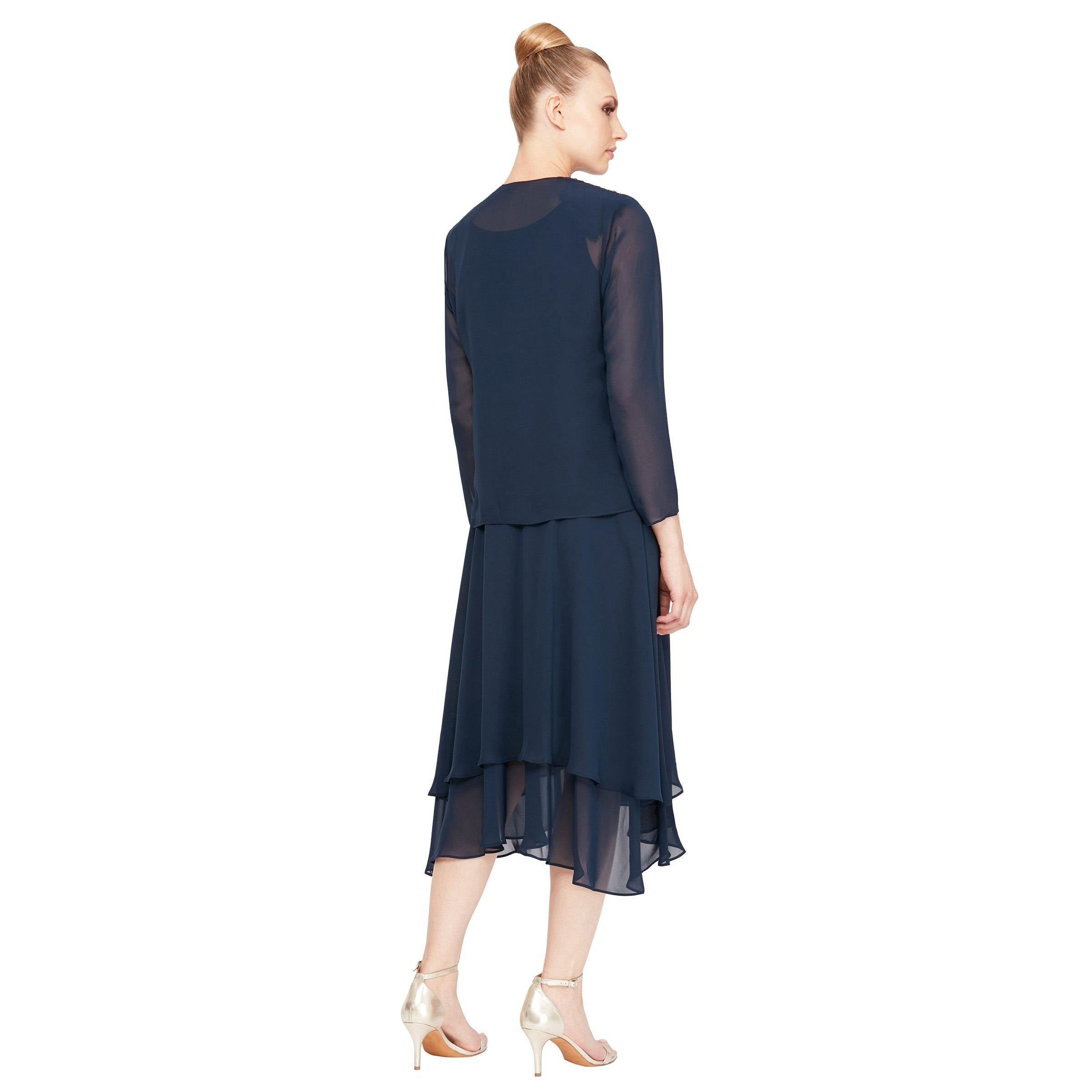 SL Fashions Mother of the Bride Jacket Dress 116184 - The Dress Outlet