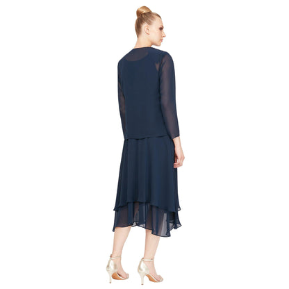SL Fashions Mother of the Bride Jacket Dress 116184 - The Dress Outlet