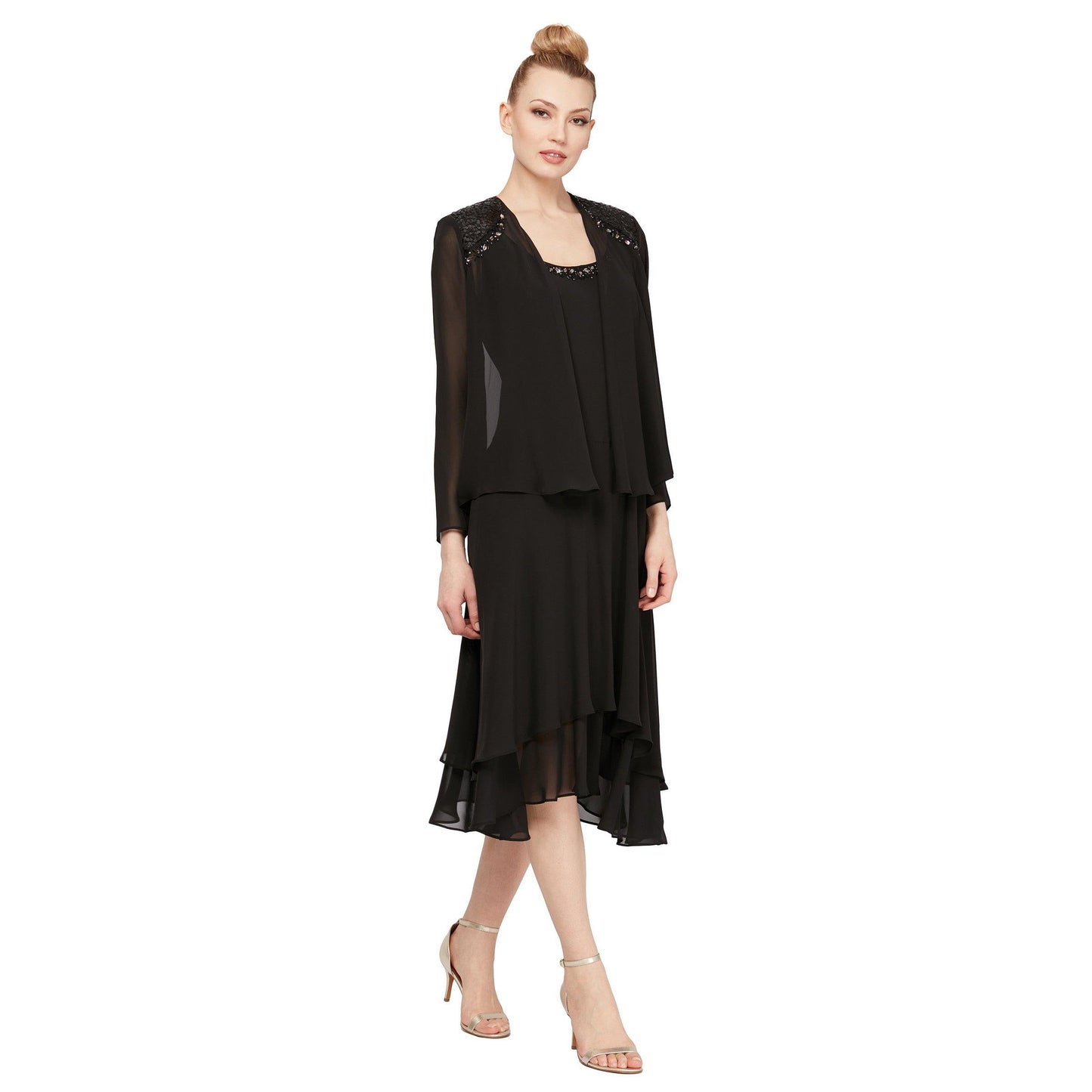 SL Fashions Mother of the Bride Jacket Dress 116184 - The Dress Outlet