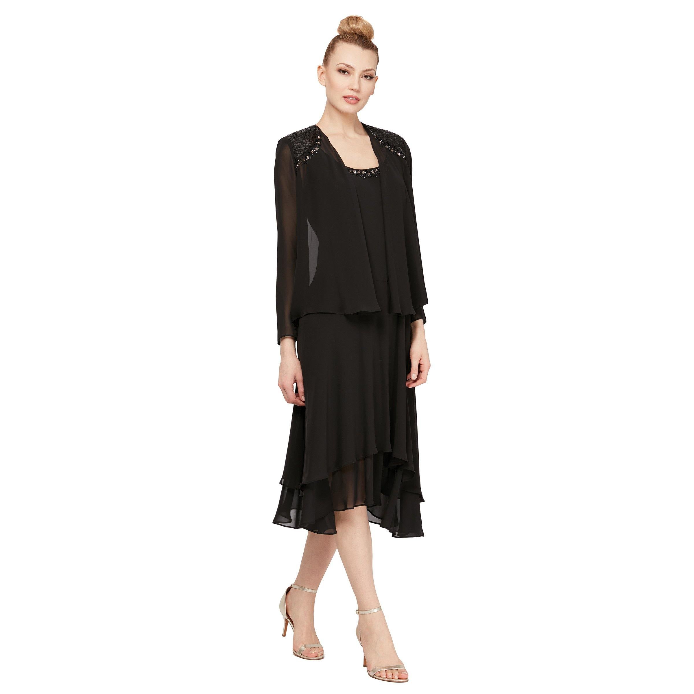 SL Fashions Mother of the Bride Jacket Dress 116184 - The Dress Outlet