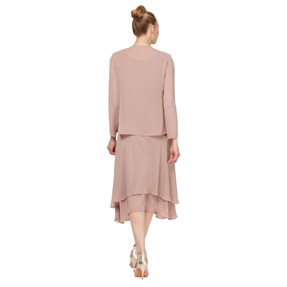 SL Fashions Mother of the Bride Jacket Dress 116184 - The Dress Outlet