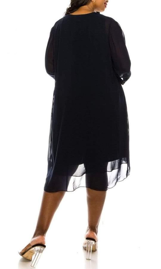 SL Fashions Plus Size Short Jacket Dress 9470367 - The Dress Outlet