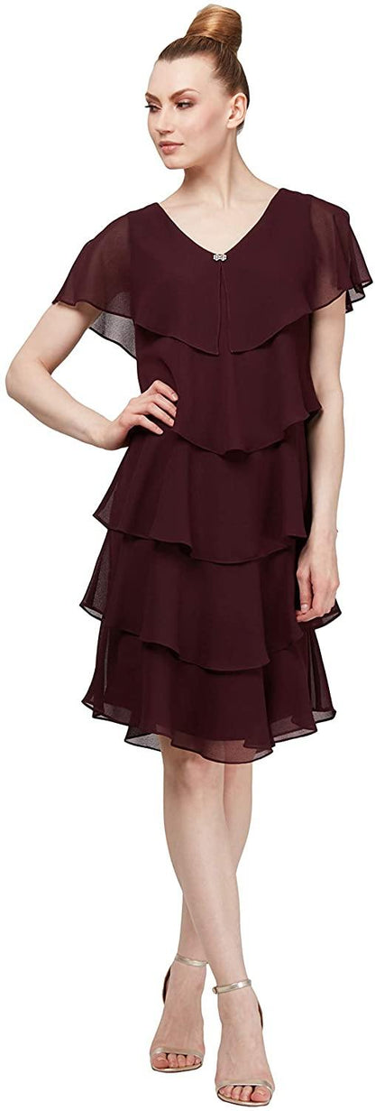 SL Fashions Short Formal Dress 9170434 - The Dress Outlet