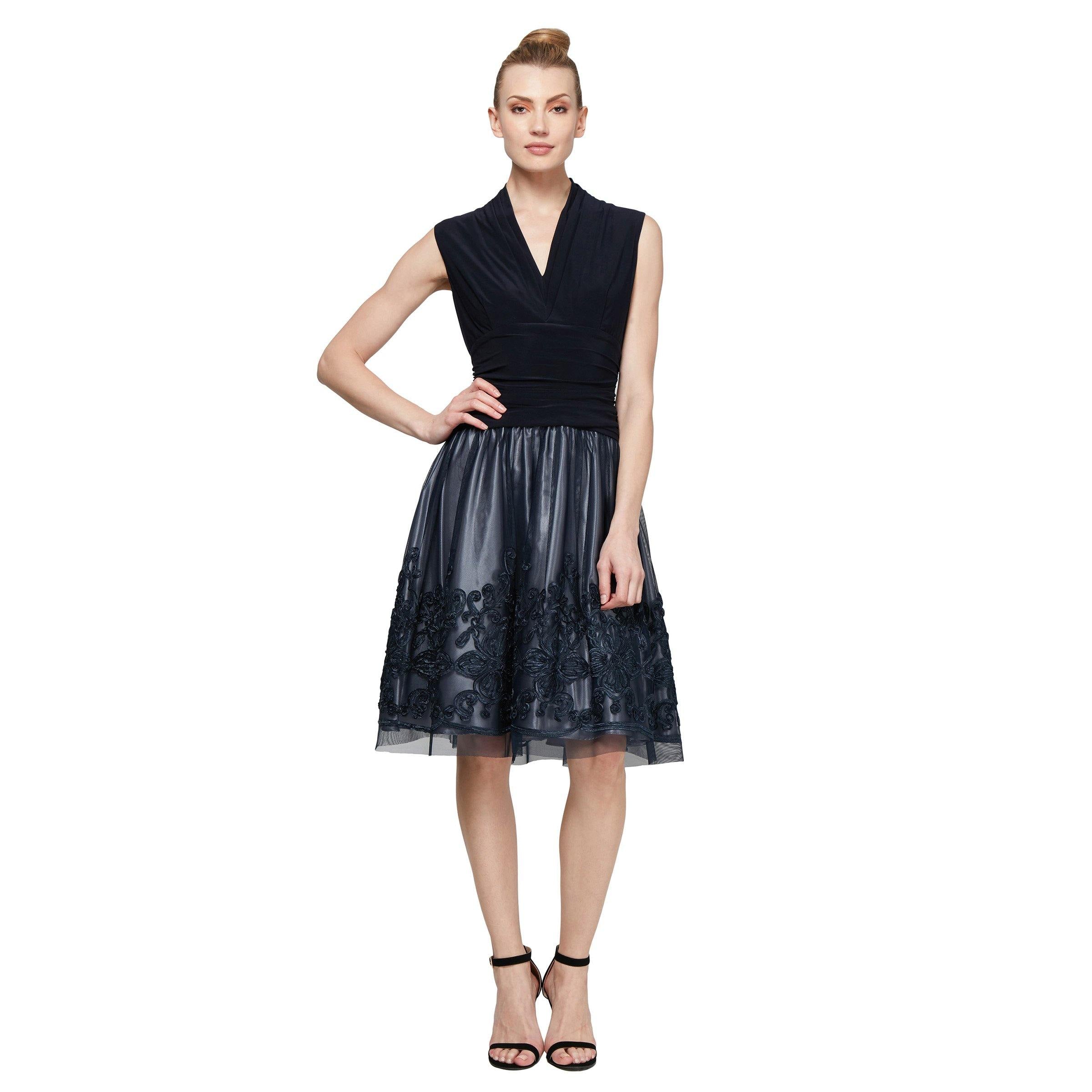 SL Fashions Short Mother of the Bride Dress 110884M - The Dress Outlet
