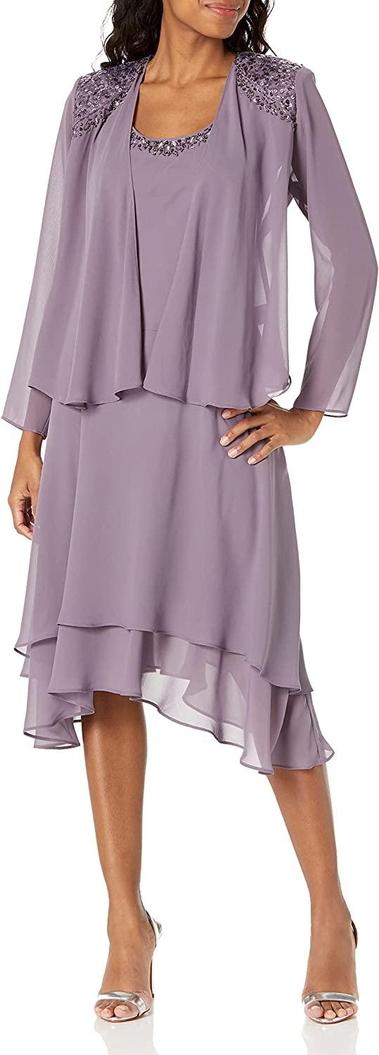 SL Fashions Short Mother of the Bride Dress 416184