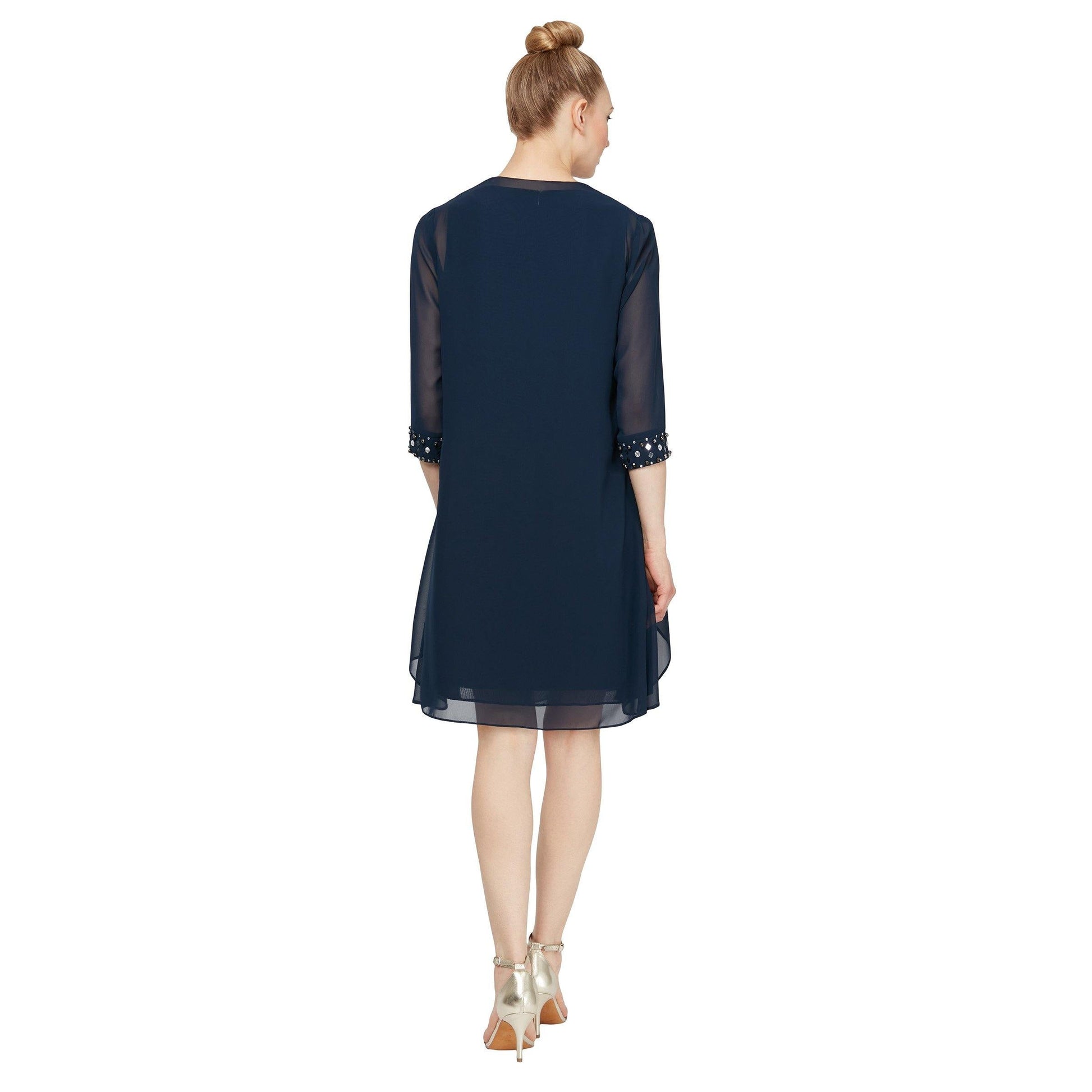 SL Fashions 9170367 Short Mother of the Bride Dress