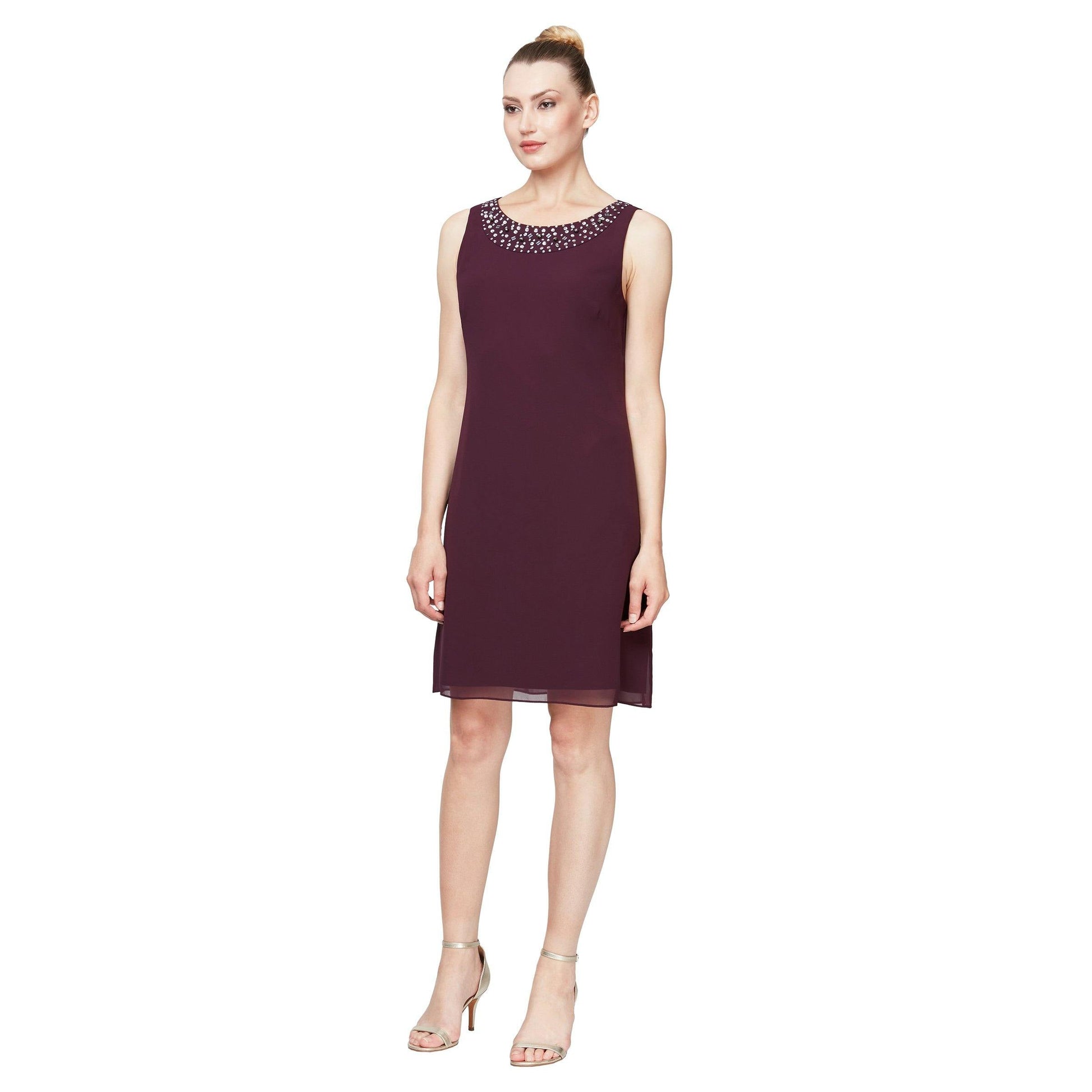 SL Fashions 9170367 Short Mother of the Bride Dress
