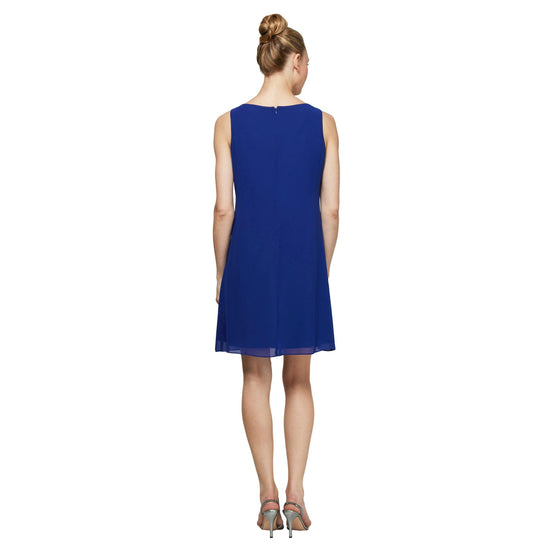 Faded Rose SL Fashions 112806 Short Sleeveless Chiffon Dress for $139.0 ...