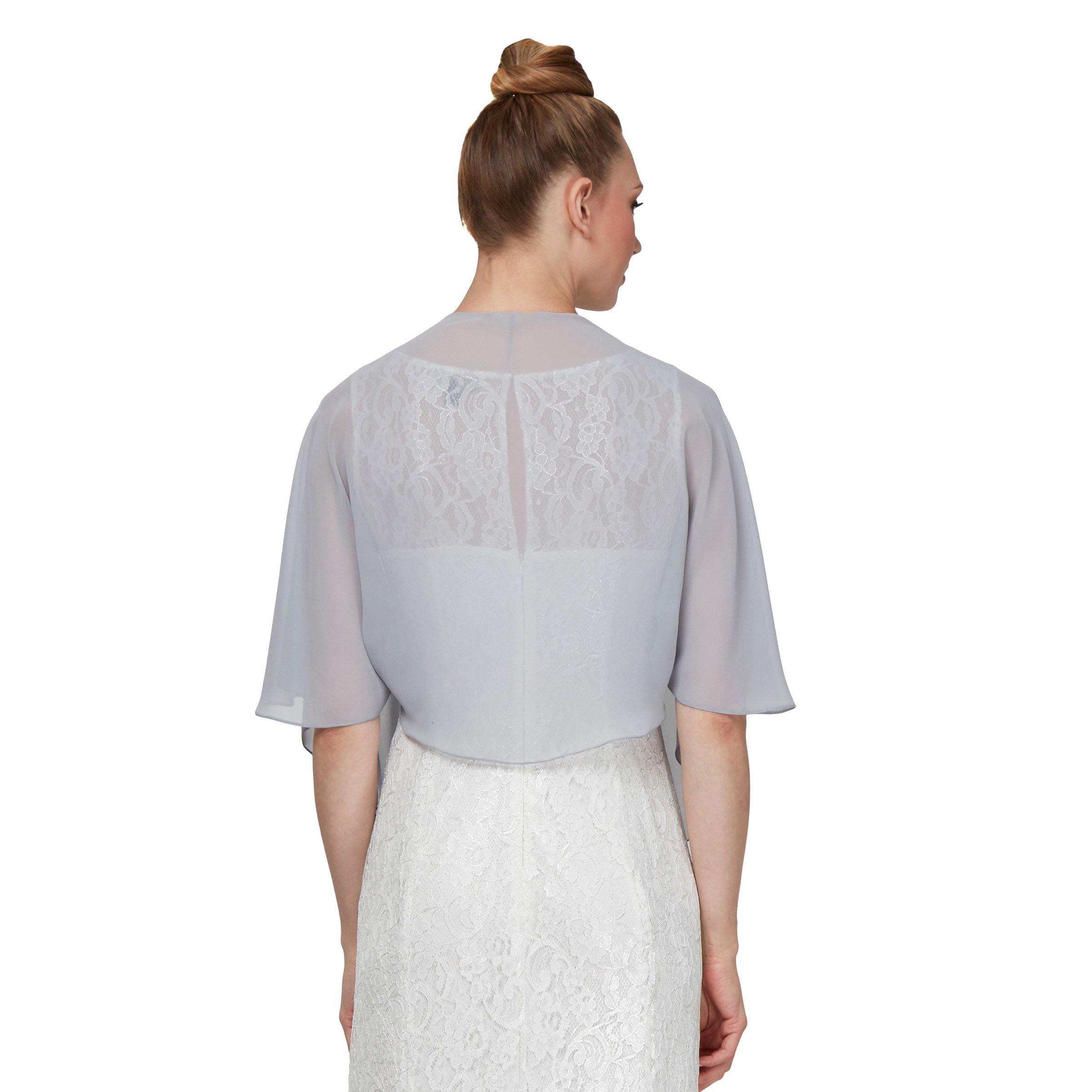 sheer silver jacket to wear over dress Here are 10 Cute Sheer Jackets to Wear with Dresses