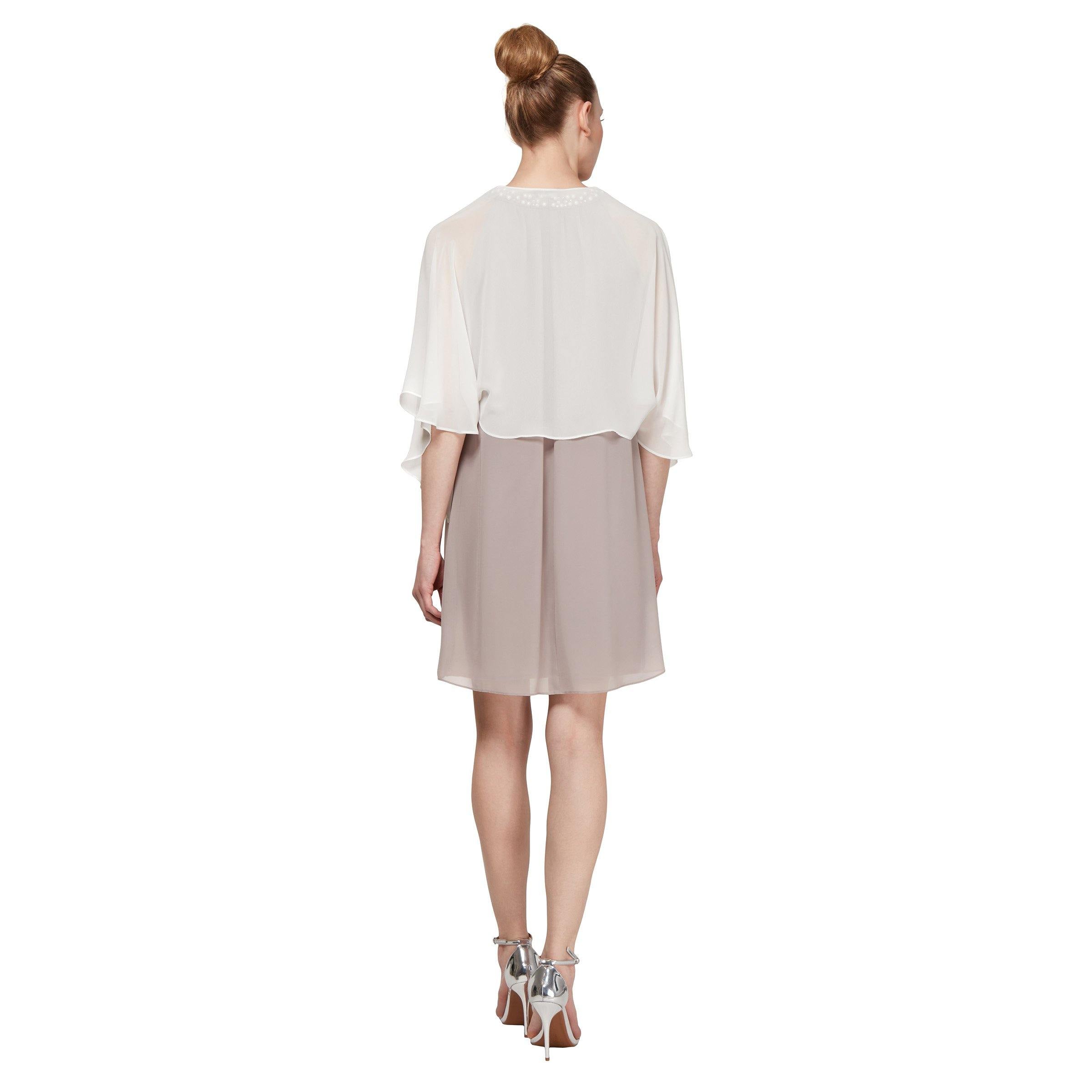 Silver chiffon shrug 2025