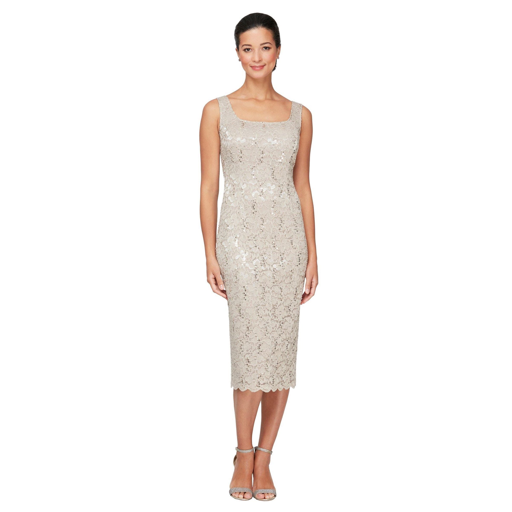 SL Fashions 9113104 Tea Length Mother of Bride Dress Sale