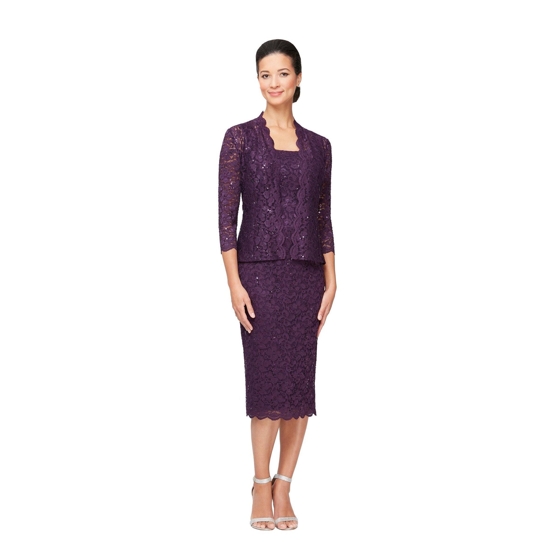 SL Fashions 9113104 Tea Length Mother of Bride Dress Sale