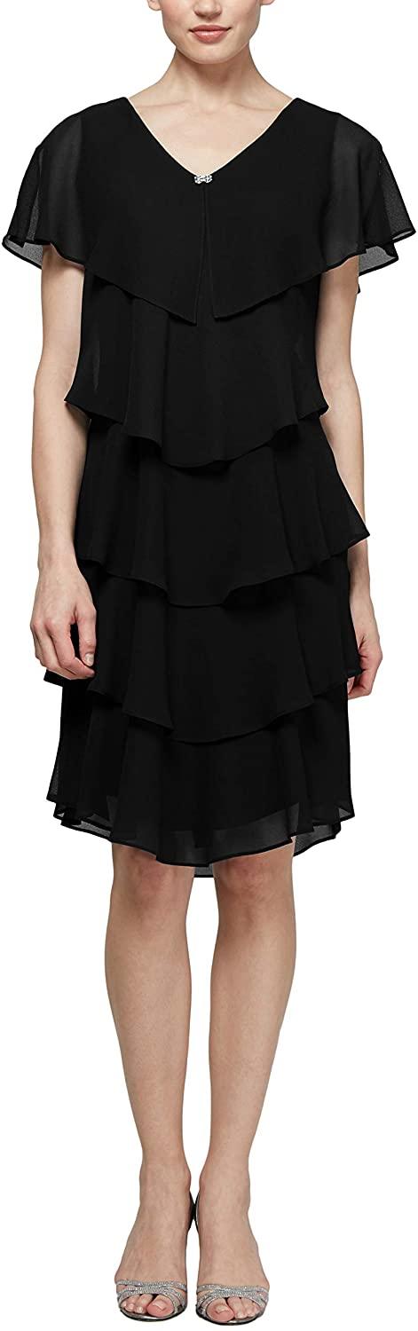 SL Fashions Women's Cocktail Dress 117525 - The Dress Outlet
