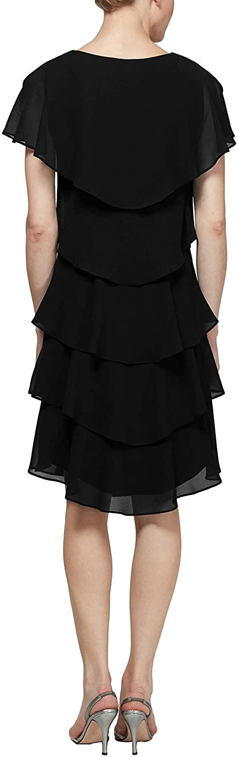 SL Fashions Women's Cocktail Dress 117525 - The Dress Outlet