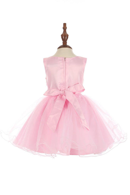 Sleeveless Baby Flower Girls Dress - The Dress Outlet