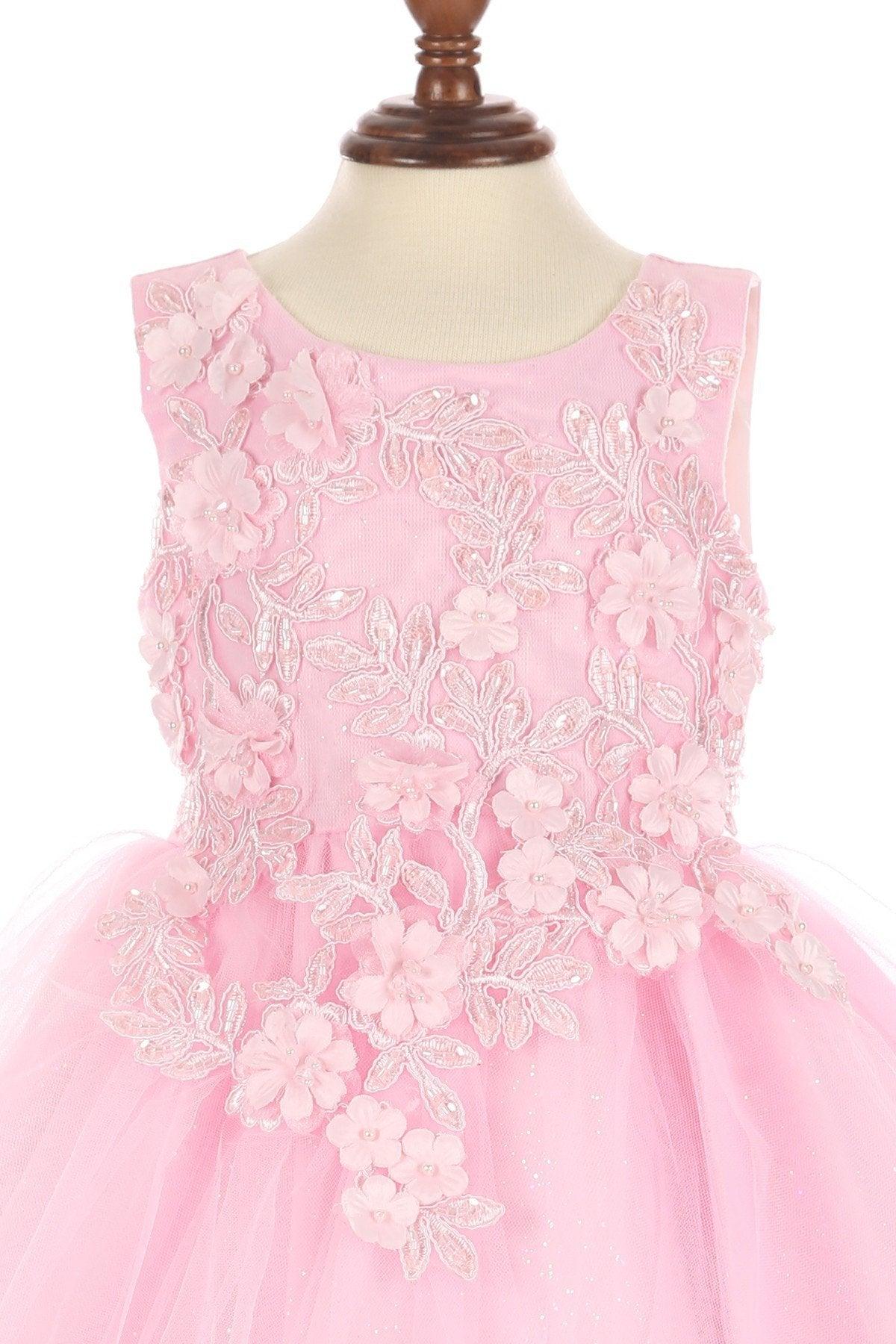 Sleeveless Baby Flower Girls Dress
