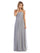 Sleeveless Convertible Long Bridesmaids Dress - The Dress Outlet