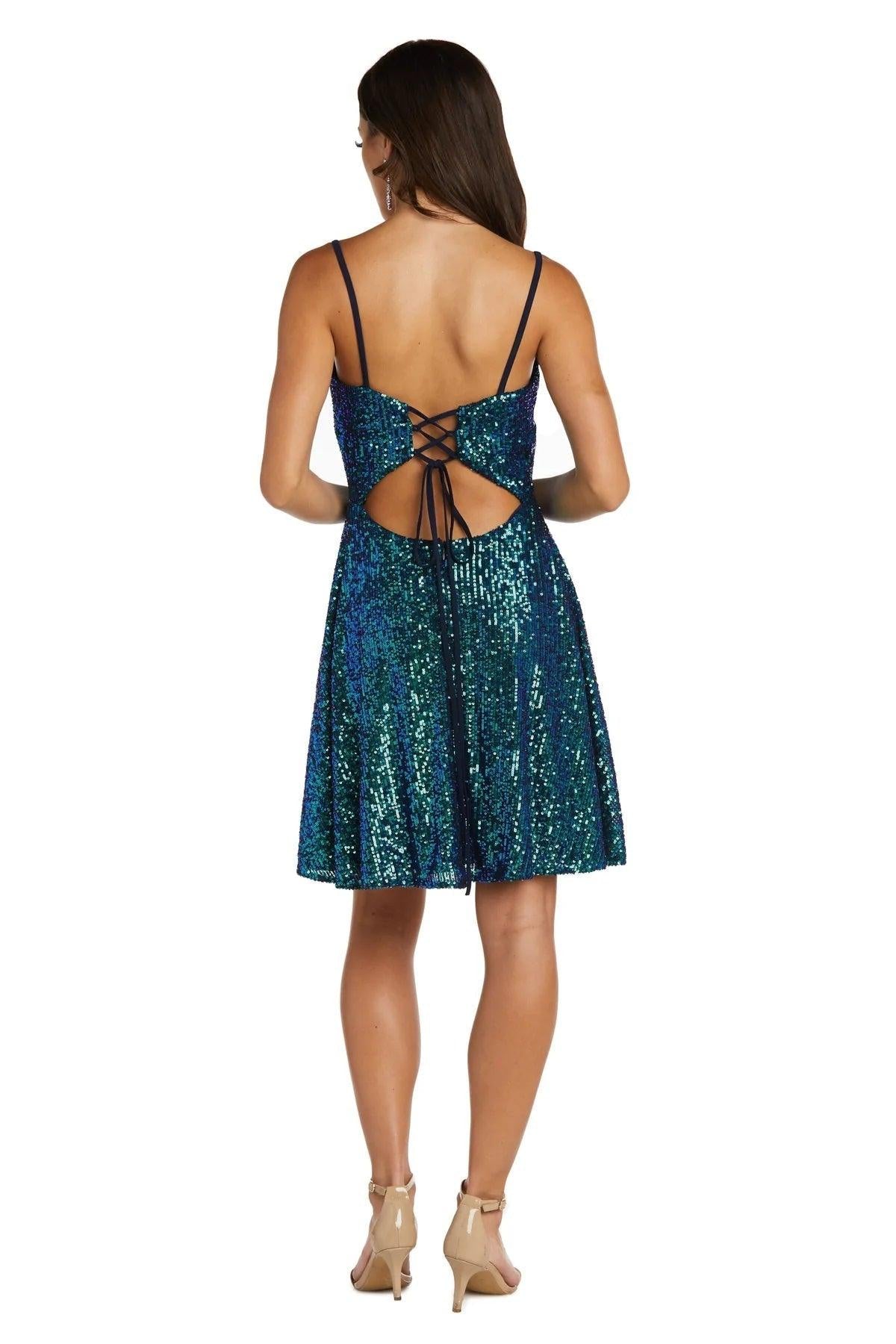 Morgan & Co 12904 Sleeveless Homecoming Short Prom Dress Sale