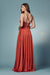 Sleeveless Long Fit and Flare Prom Dress - The Dress Outlet