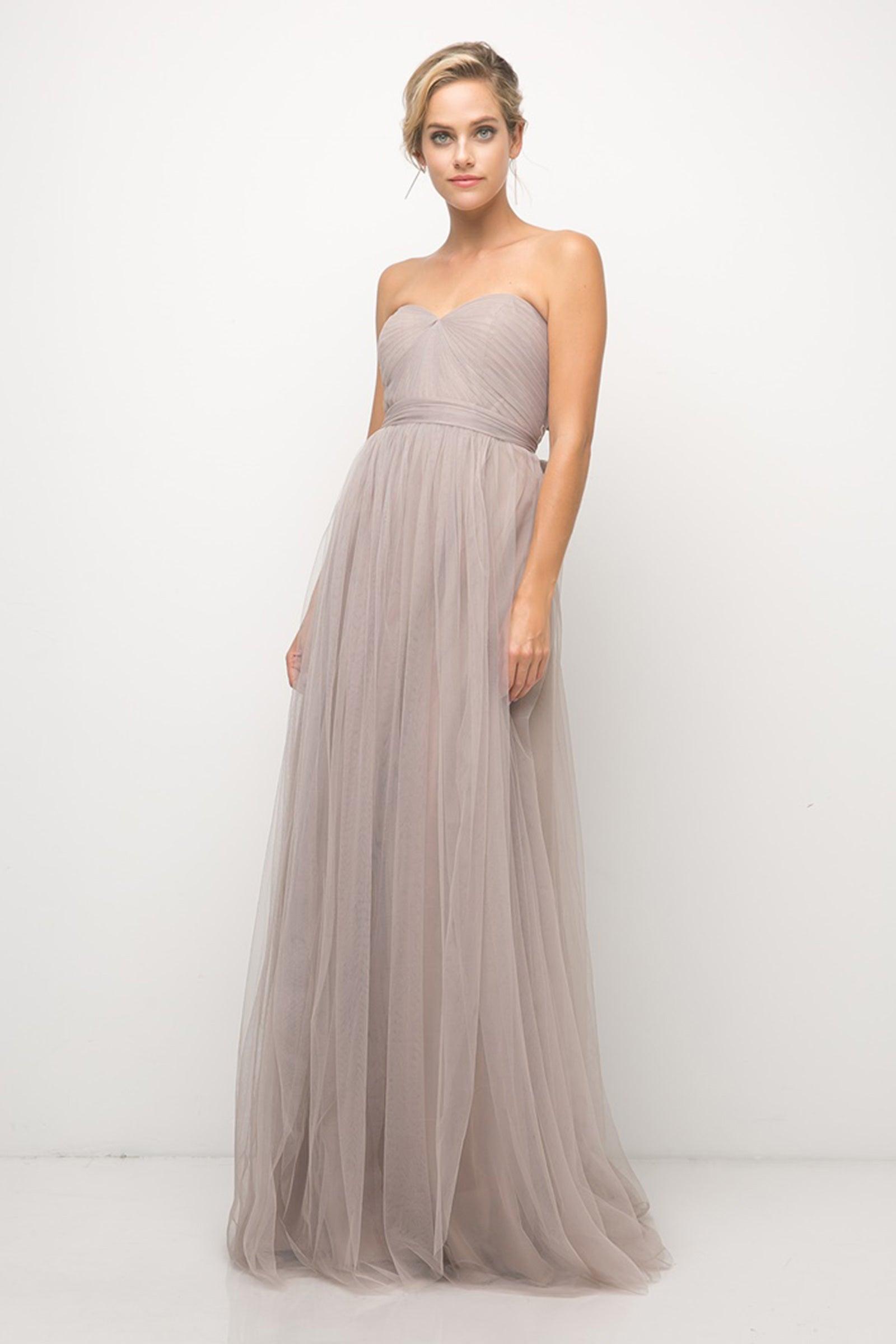 Sleeveless Long Formal Dress - The Dress Outlet
