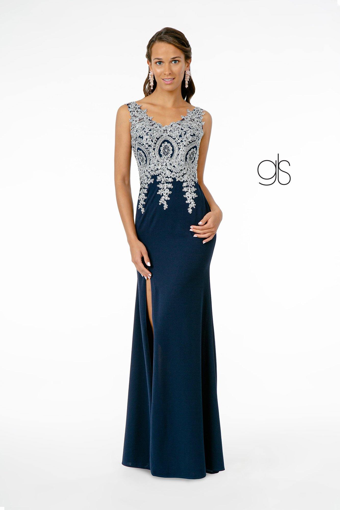 Sleeveless Long Prom Dress Sale - The Dress Outlet