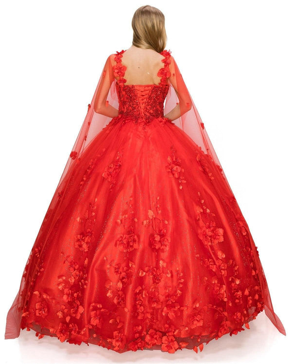 Sleeveless Long Quinceanera Dress - The Dress Outlet