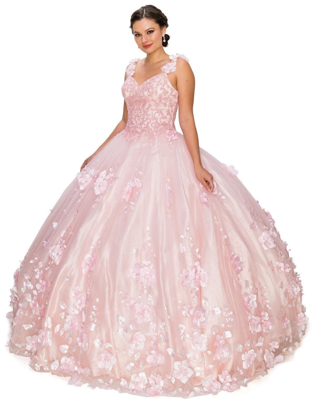 Red Sleeveless Long Quinceanera Dress - Quinceanera Dresses