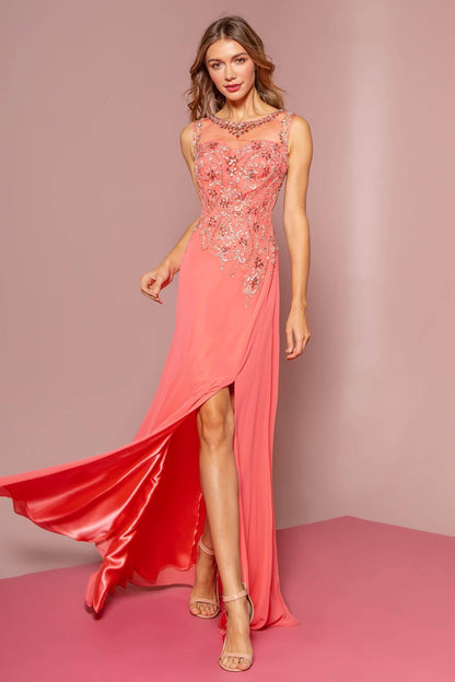 Sleeveless Prom Long Dress Sale - The Dress Outlet