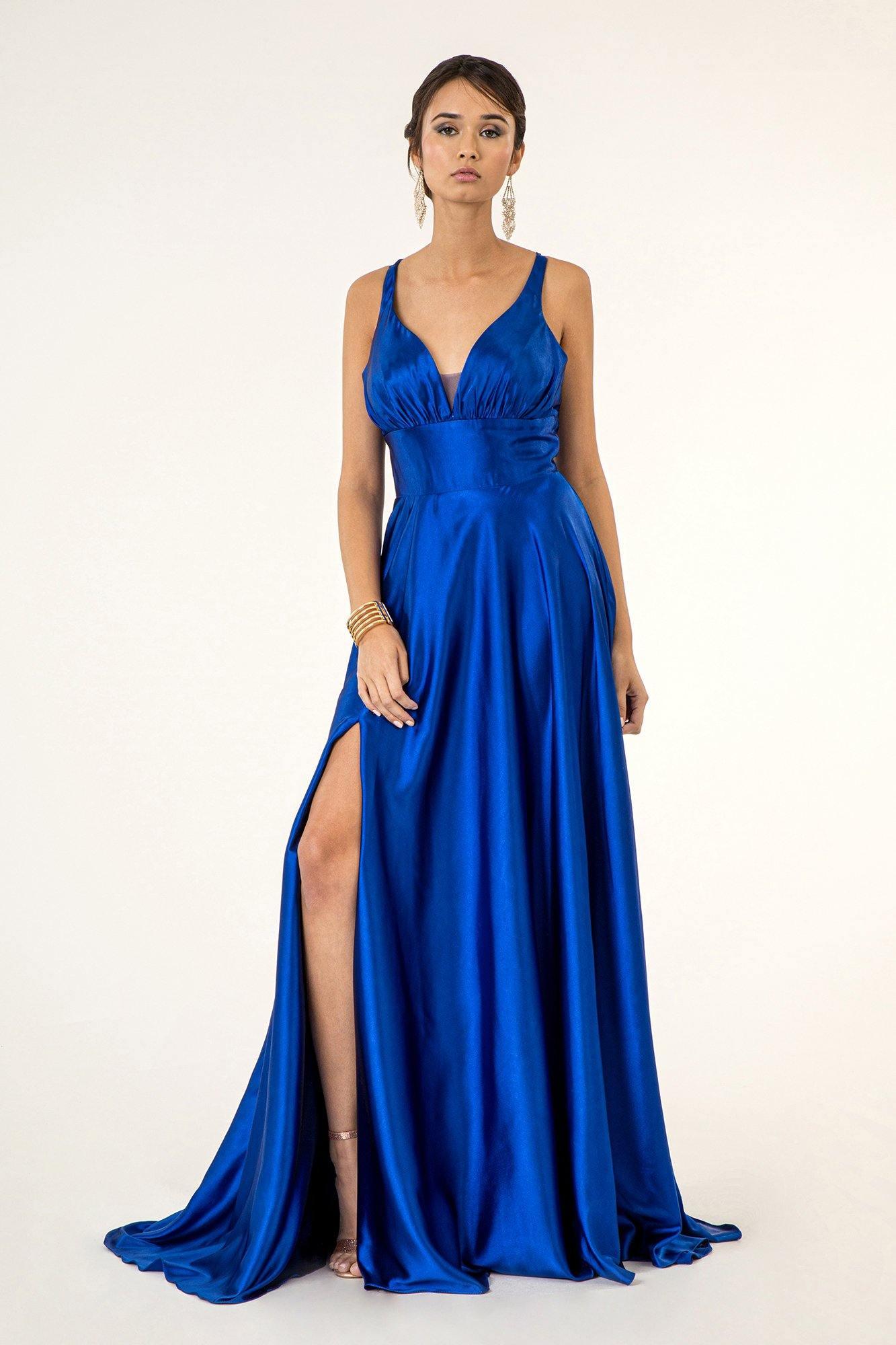Sleeveless Red Long Prom Dress Sale - The Dress Outlet