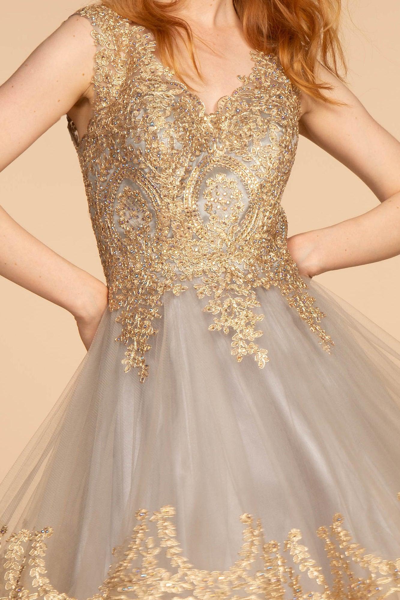 Sleeveless Tulle Short Prom Dress Sale