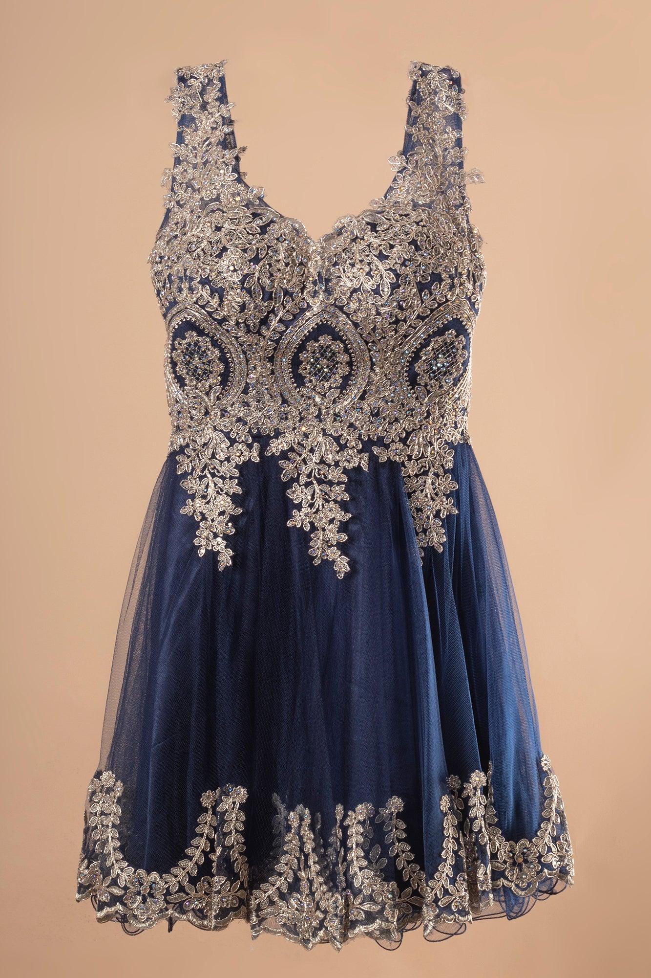 Sleeveless Tulle Short Prom Dress