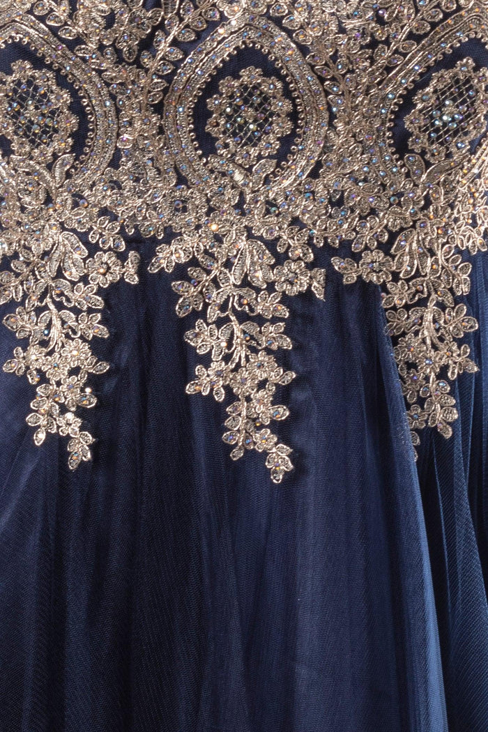 Sleeveless Tulle Short Prom Dress - The Dress Outlet