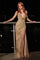 Spaghetti Strap Long Prom Sequins Dress - The Dress Outlet
