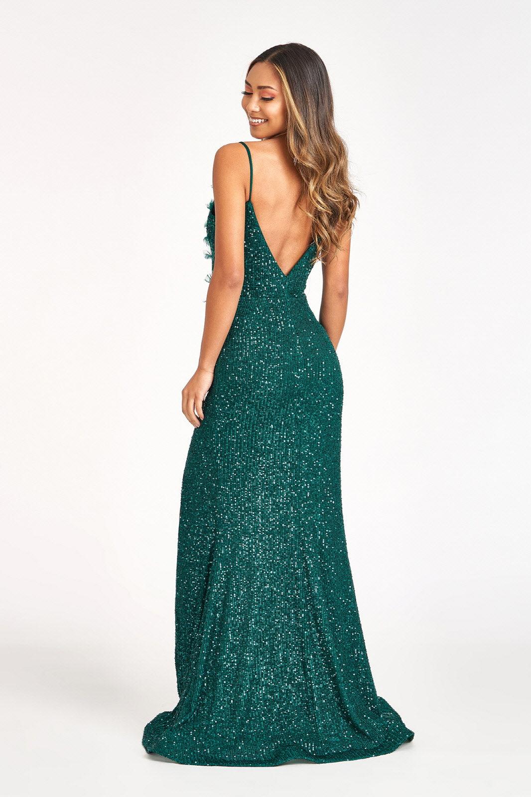 Spaghetti Straps Long Prom Dress