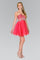 Strapless Sweetheart Short Prom Dress - The Dress Outlet