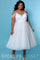 Sydneys Closet Off Shoulder Short Wedding Dress - The Dress Outlet