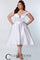 Sydneys Closet Short Off Shoulder Cocktail Dress - The Dress Outlet