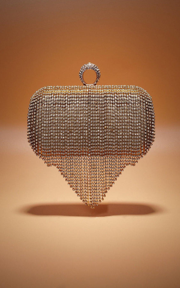 Tassel Bride Clutch Purse Wedding Evening Party