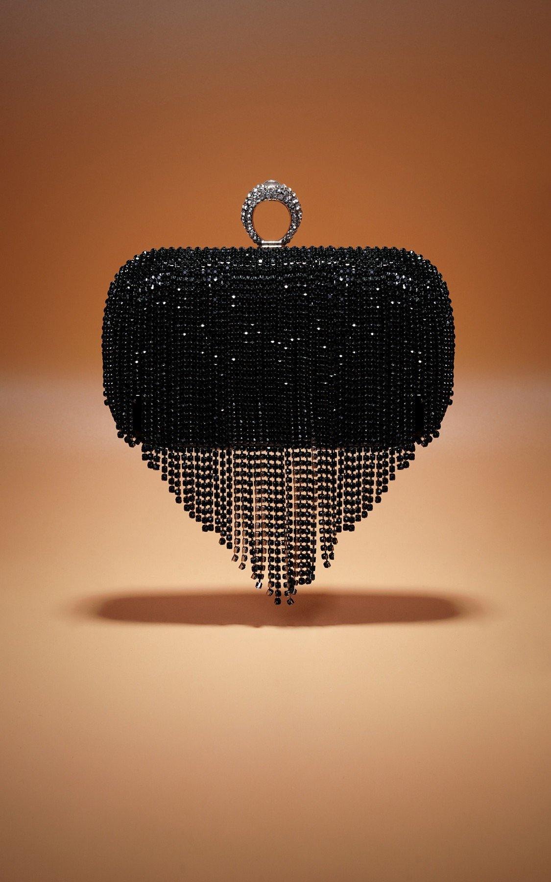 Tassel Bride Clutch Purse Wedding Evening Party
