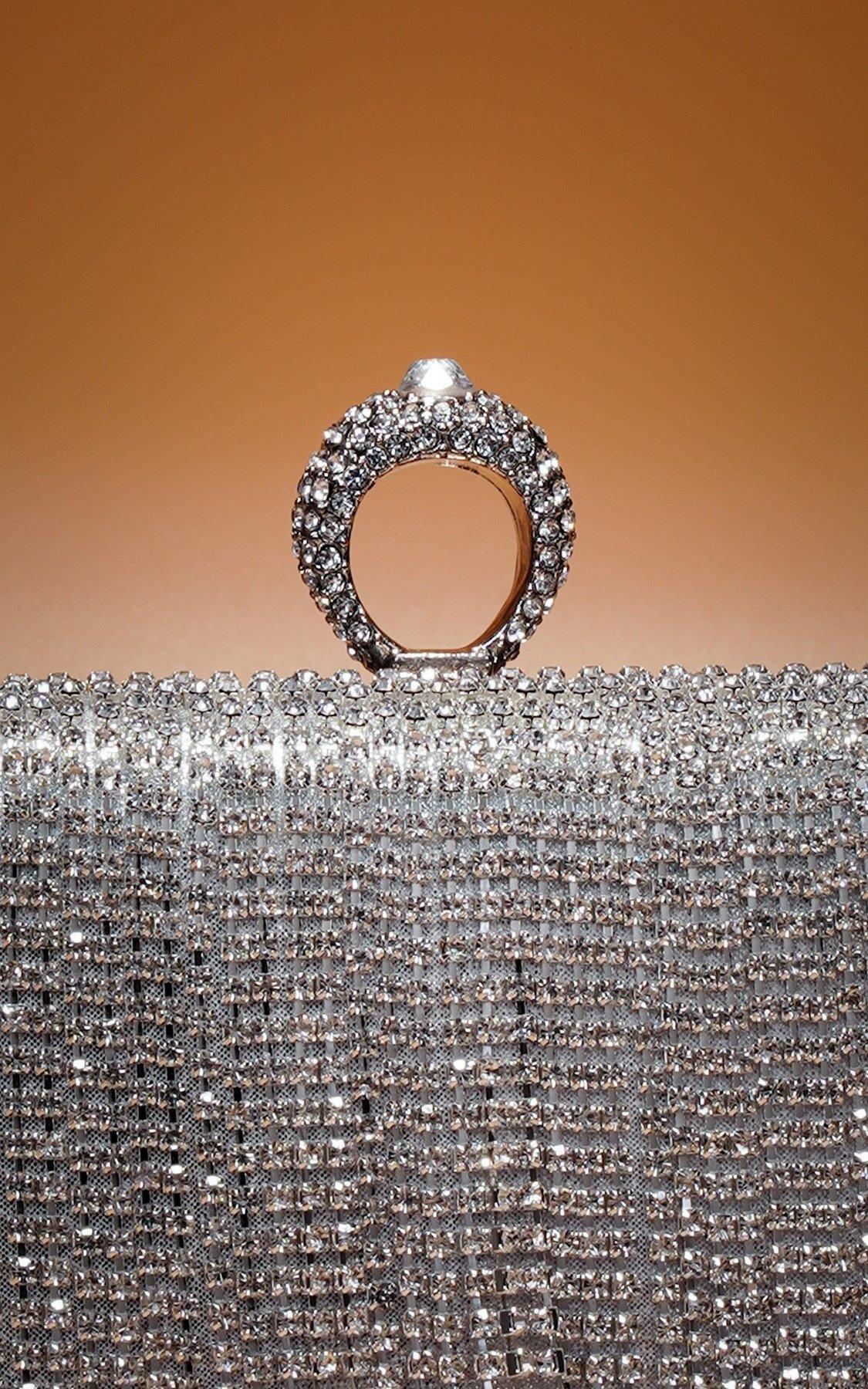 Tassel Bride Clutch Purse Wedding Evening Party