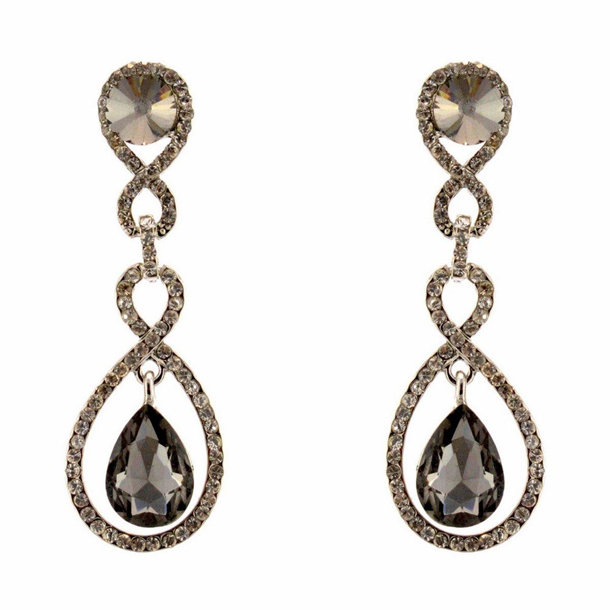 In Full Swing Diamante Drop Earrings | Nasty Gal