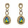 Teardrop Shaped Rhinestone Clear Diamante Earrings - The Dress Outlet