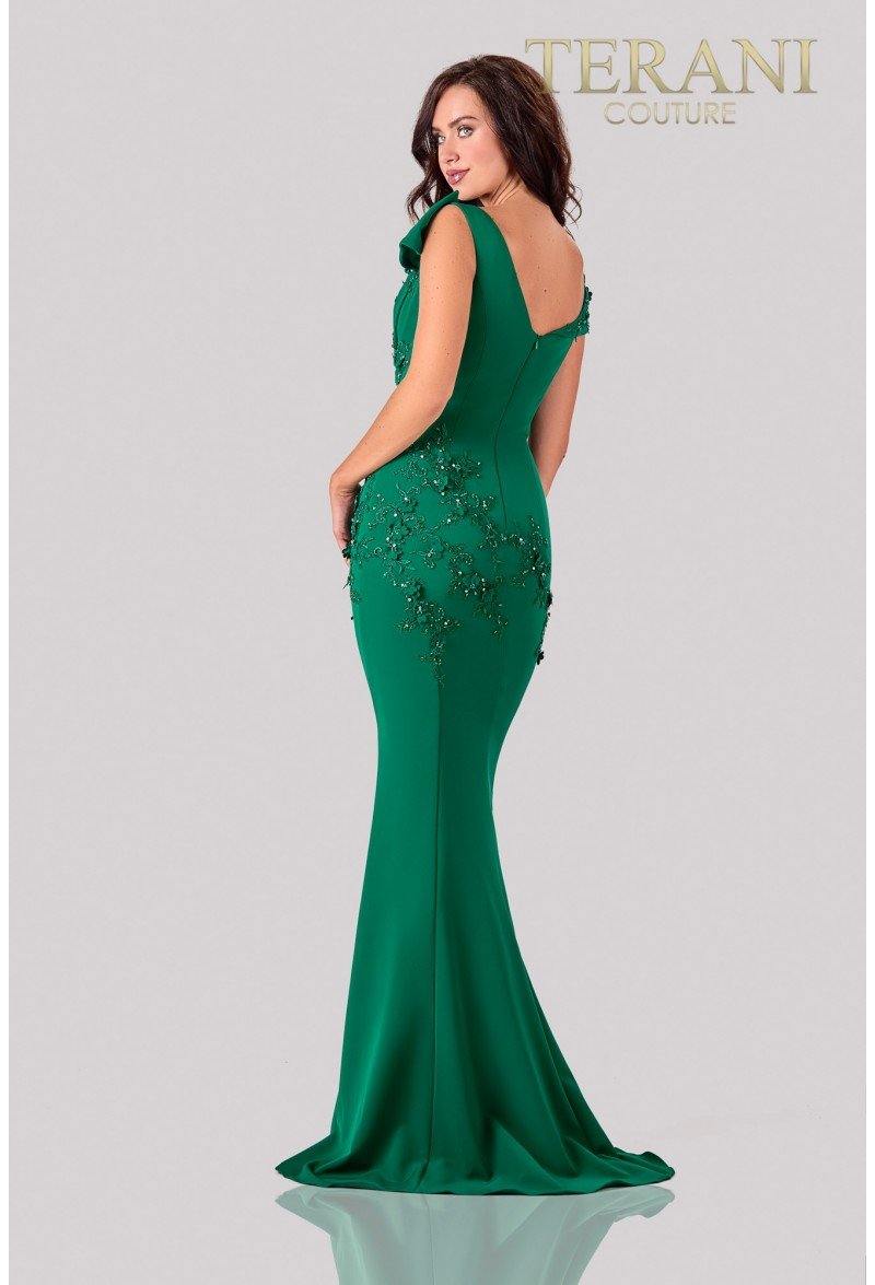 Terani Couture 2111M5261 Applique Formal Long Dress