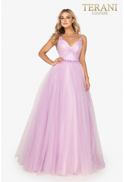 Terani Couture Beaded Prom Long Ball Gown 2011P1232 - The Dress Outlet