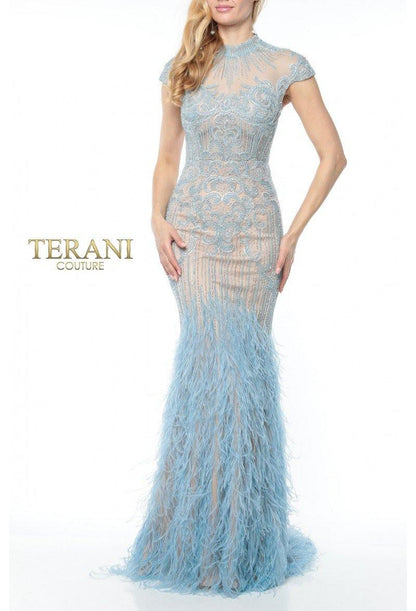 Terani Couture Fitted Long Prom Dress 1721GL4446 - The Dress Outlet