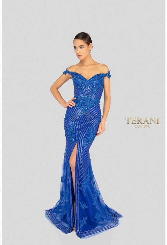 Gold Terani Couture 1912GL9572 Formal Long Prom Dress for $836.0 – The ...