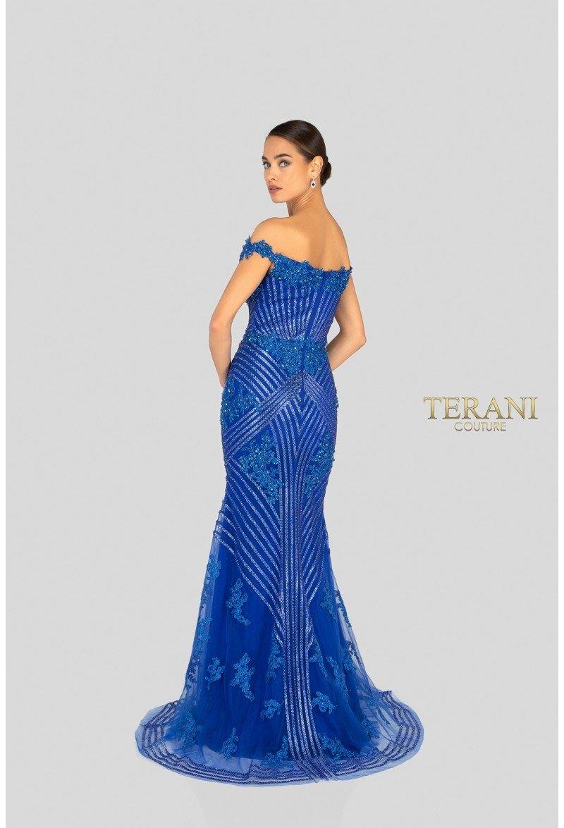 Terani Couture 1912GL9572 Formal Long Prom Dress