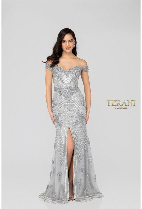 Gold Terani Couture 1912GL9572 Formal Long Prom Dress for $836.0 – The ...